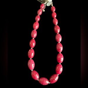 NWT WHBM Dyed Jade Necklace